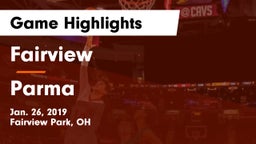 Fairview  vs Parma Game Highlights - Jan. 26, 2019