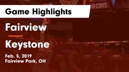 Fairview  vs Keystone  Game Highlights - Feb. 5, 2019