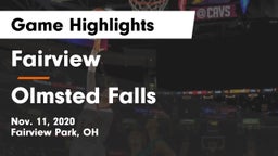 Fairview  vs Olmsted Falls  Game Highlights - Nov. 11, 2020