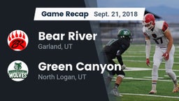 Recap: Bear River  vs. Green Canyon  2018