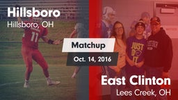 Matchup: Hillsboro vs. East Clinton  2016