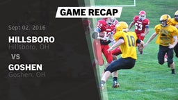 Recap: Hillsboro vs. Goshen  2016