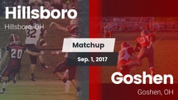 Matchup: Hillsboro vs. Goshen  2017