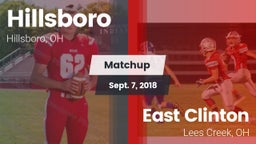 Matchup: Hillsboro vs. East Clinton  2018