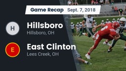 Recap: Hillsboro vs. East Clinton  2018