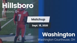 Matchup: Hillsboro vs. Washington  2020