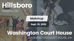 Matchup: Hillsboro vs. Washington Court House  2020
