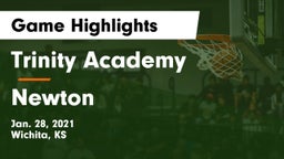 Trinity Academy  vs Newton  Game Highlights - Jan. 28, 2021