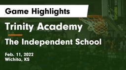 Trinity Academy  vs The Independent School Game Highlights - Feb. 11, 2022