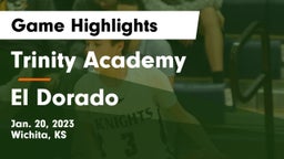 Trinity Academy  vs El Dorado  Game Highlights - Jan. 20, 2023