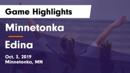 Minnetonka  vs Edina  Game Highlights - Oct. 3, 2019