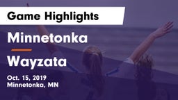 Minnetonka  vs Wayzata  Game Highlights - Oct. 15, 2019