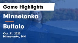 Minnetonka  vs Buffalo  Game Highlights - Oct. 21, 2020