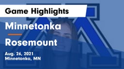 Minnetonka  vs Rosemount  Game Highlights - Aug. 26, 2021