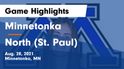 Minnetonka  vs North (St. Paul)  Game Highlights - Aug. 28, 2021