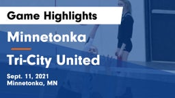 Minnetonka  vs Tri-City United  Game Highlights - Sept. 11, 2021