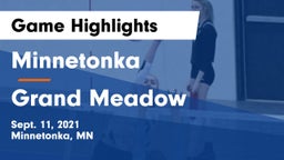 Minnetonka  vs Grand Meadow  Game Highlights - Sept. 11, 2021