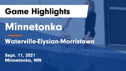 Minnetonka  vs Waterville-Elysian-Morristown  Game Highlights - Sept. 11, 2021