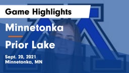 Minnetonka  vs Prior Lake  Game Highlights - Sept. 20, 2021