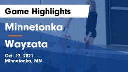 Minnetonka  vs Wayzata  Game Highlights - Oct. 12, 2021