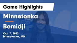 Minnetonka  vs Bemidji  Game Highlights - Oct. 7, 2022