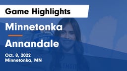Minnetonka  vs Annandale  Game Highlights - Oct. 8, 2022