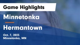 Minnetonka  vs Hermantown  Game Highlights - Oct. 7, 2023