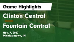 Clinton Central  vs Fountain Central  Game Highlights - Nov. 7, 2017