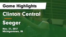 Clinton Central  vs Seeger  Game Highlights - Nov. 21, 2017