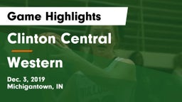 Clinton Central  vs Western  Game Highlights - Dec. 3, 2019