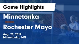 Minnetonka  vs Rochester Mayo  Game Highlights - Aug. 20, 2019