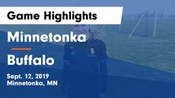 Minnetonka  vs Buffalo  Game Highlights - Sept. 12, 2019