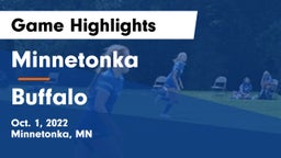 Minnetonka  vs Buffalo  Game Highlights - Oct. 1, 2022