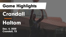 Crandall  vs Haltom  Game Highlights - Dec. 4, 2020
