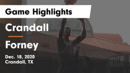 Crandall  vs Forney  Game Highlights - Dec. 18, 2020