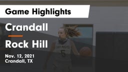 Crandall  vs Rock Hill  Game Highlights - Nov. 12, 2021