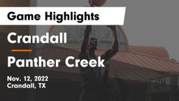 Crandall  vs Panther Creek  Game Highlights - Nov. 12, 2022