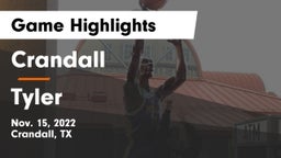 Crandall  vs Tyler  Game Highlights - Nov. 15, 2022
