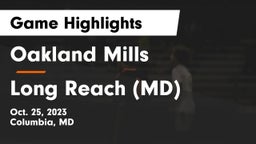 Oakland Mills  vs Long Reach  (MD) Game Highlights - Oct. 25, 2023