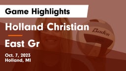Holland Christian vs East Gr Game Highlights - Oct. 7, 2023