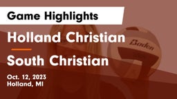 Holland Christian vs South Christian Game Highlights - Oct. 12, 2023