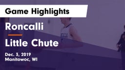 Roncalli  vs Little Chute  Game Highlights - Dec. 3, 2019