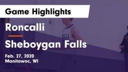 Roncalli  vs Sheboygan Falls  Game Highlights - Feb. 27, 2020