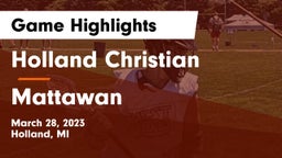 Holland Christian vs Mattawan  Game Highlights - March 28, 2023