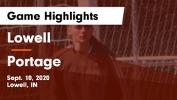 Lowell  vs Portage Game Highlights - Sept. 10, 2020