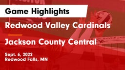 Redwood Valley Cardinals vs Jackson County Central  Game Highlights - Sept. 6, 2022