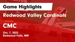 Redwood Valley Cardinals vs CMC Game Highlights - Oct. 7, 2022