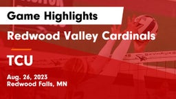 Redwood Valley Cardinals vs TCU Game Highlights - Aug. 26, 2023