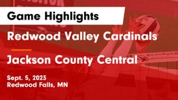 Redwood Valley Cardinals vs Jackson County Central  Game Highlights - Sept. 5, 2023