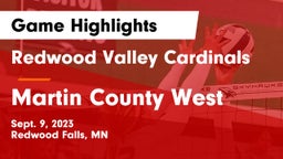 Redwood Valley Cardinals vs Martin County West Game Highlights - Sept. 9, 2023